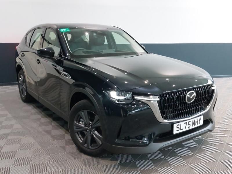 Black New 2025 Mazda CX-60 Exclusive-Line SUV | £33,498 (Super price) - Image 1/4
