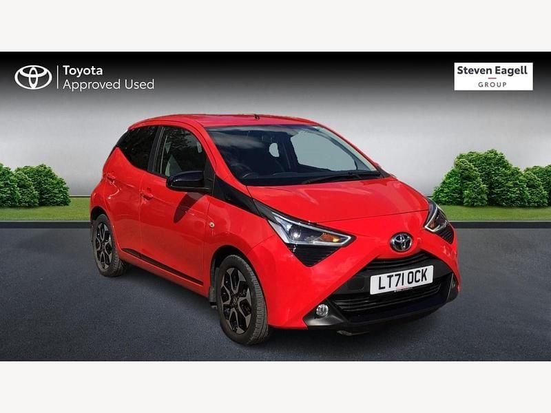 Red Used 2021 Toyota Aygo Trend Hatchback | £10,686 (A bit pricey) - Image 1/3