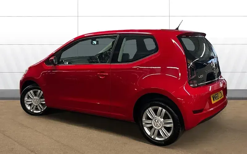 Used VW up! high up! 75 HP (55 kW) 2018 Red Hatchback