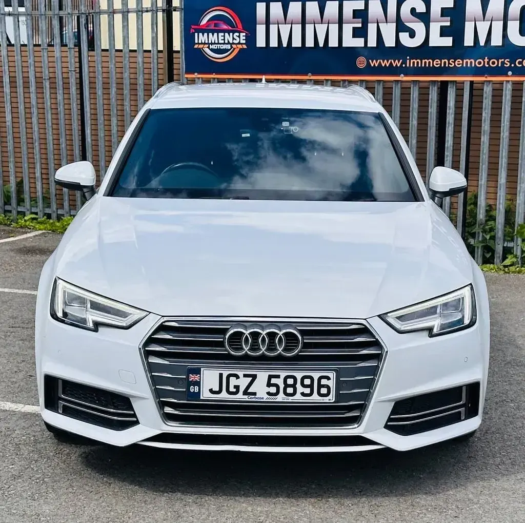Used Audi A4 S-Line 190 HP (139 kW) 2018 White Estate