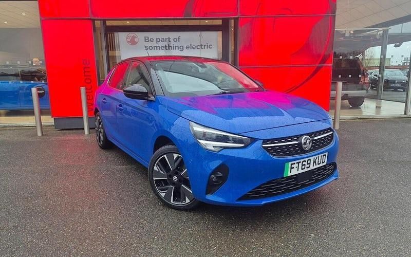 Used Vauxhall Corsa-e Elite 100 kW (136 HP) 2020 Blue Hatchback