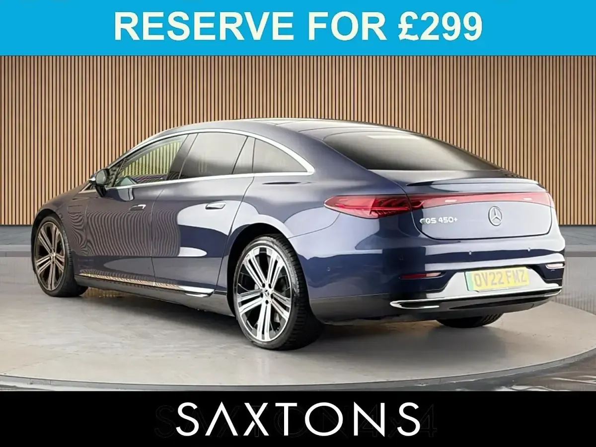 Used Mercedes EQS450+ Luxury 244 kW (333 HP) 2022 Blue Sedan