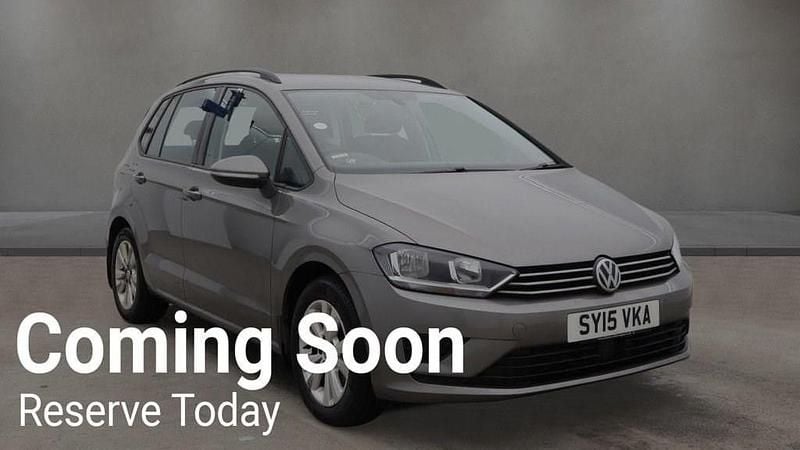 Grey Used 2015 VW Golf Sportsvan SE MPV | £6,495 (Good price) - Image 1/1