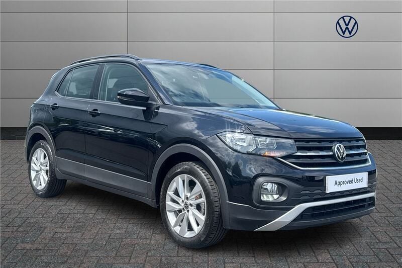 Black Used 2021 VW T-Cross SE SUV | £16,990 (Fair price) - Image 1/4