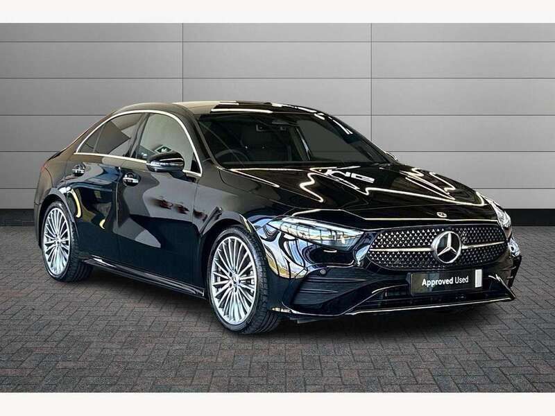 Black Used 2024 Mercedes A200 AMG Line Premium Plus Sedan | £29,150 (Expensive) - Image 1/4