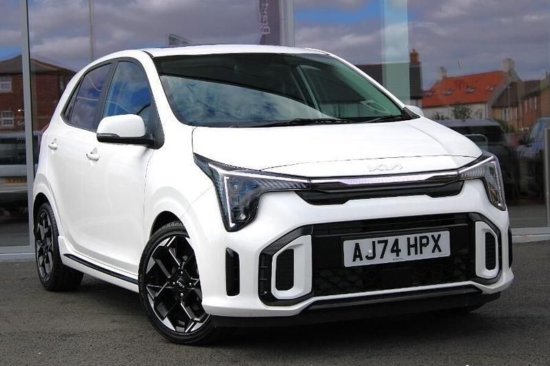 White New 2025 Kia Picanto GT-Line S Hatchback | £17,651 (Good price) - Image 1/3