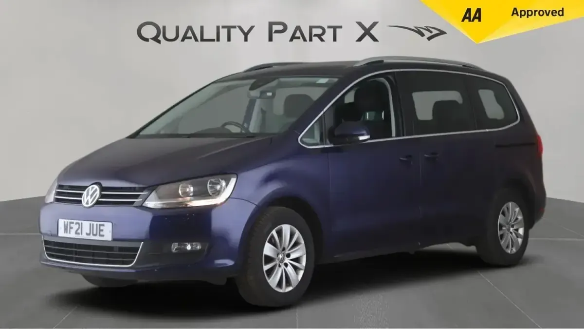 Used VW Sharan SE 150 HP (110 kW) 2021 Blue MPV