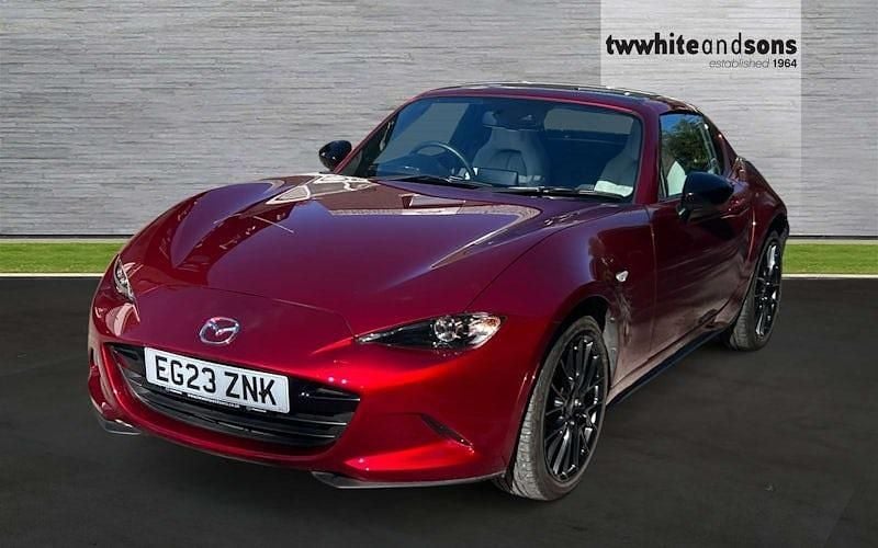 Red Used 2023 Mazda MX5 Homura-Line Cabriolet | £27,450 (Fair price) - Image 1/4