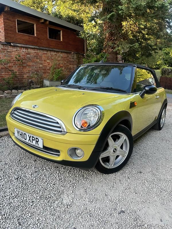 Yellow Used 2010 Mini Cooper Cabriolet Cabriolet | £1,995 (Good price) - Image 1/4