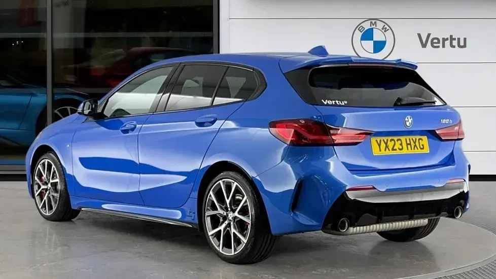 Used BMW 128 Shadowline 265 HP (194 kW) 2023 Blue Hatchback