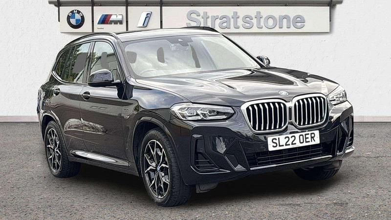 Black Used 2022 BMW X3 M Sport SUV | £31,690 (Good price) - Image 1/3