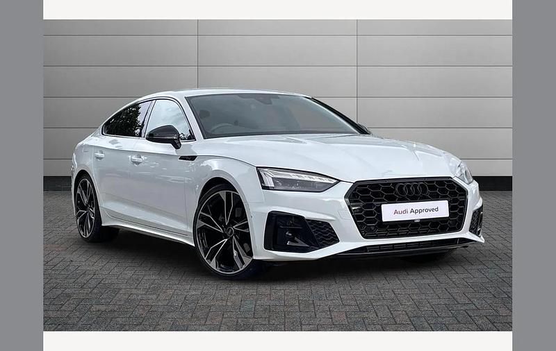 White Used 2022 Audi A5 Sportback Black Edition Hatchback | £30,450 (A bit pricey) - Image 1/4