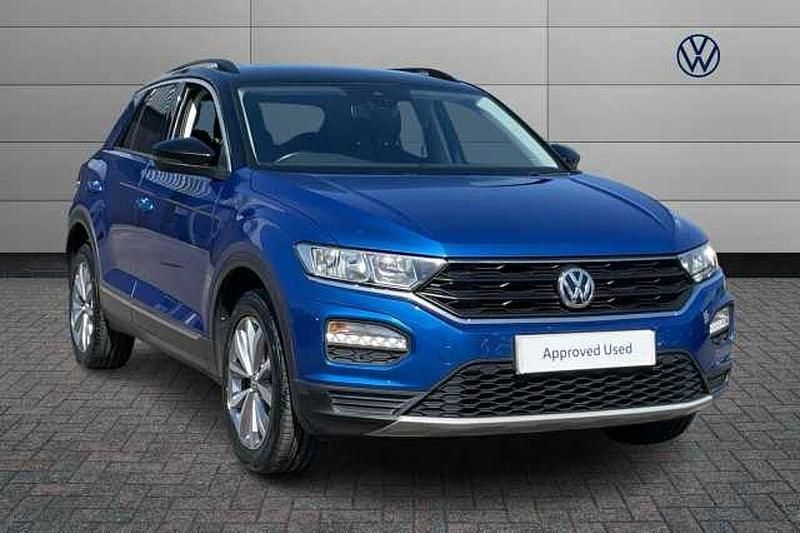 Used VW T-Roc Design 150 HP (110 kW) 2018 Blue SUV
