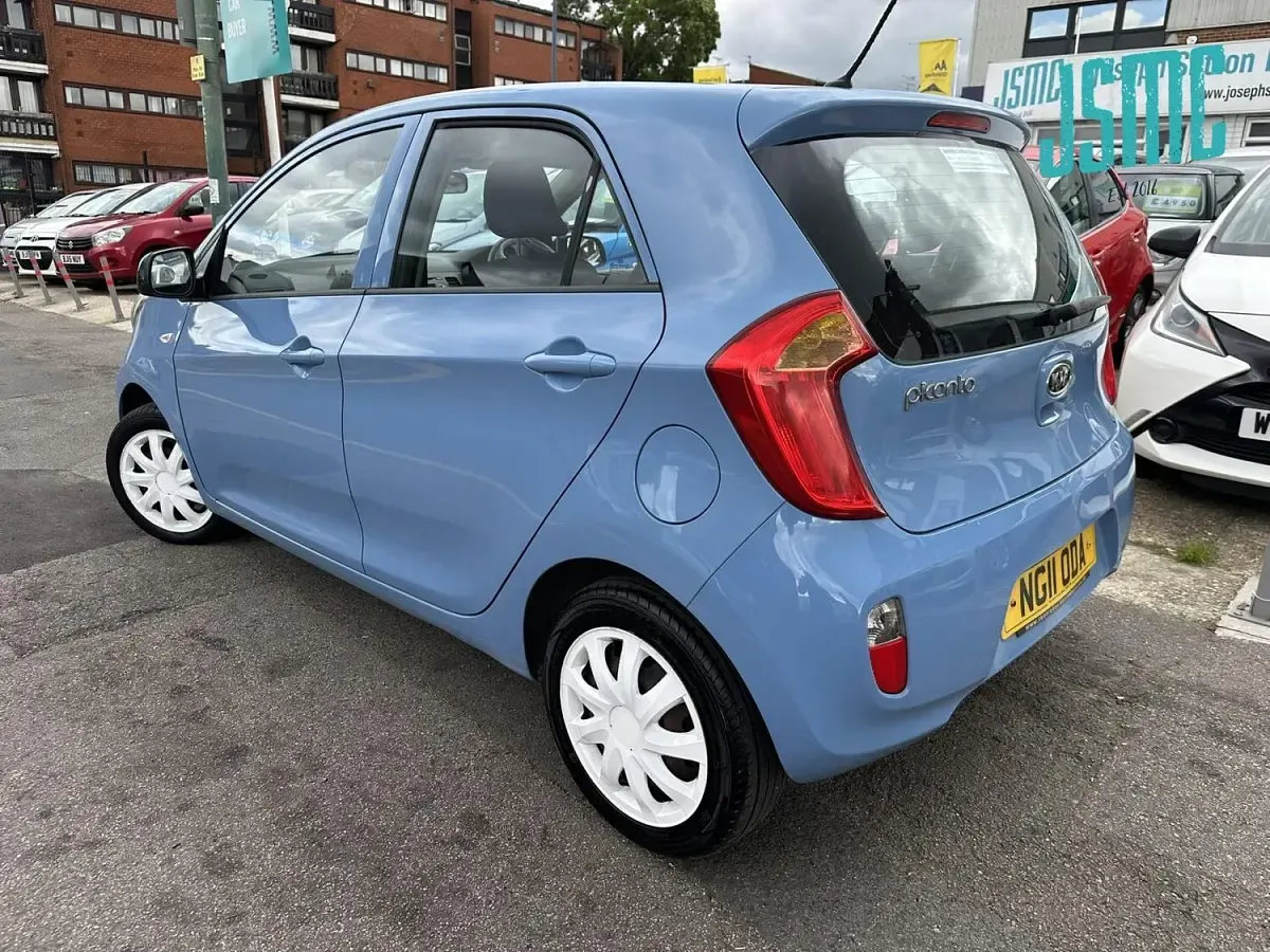 Used Kia Picanto 68 HP (50 kW) 2011 Blue Hatchback