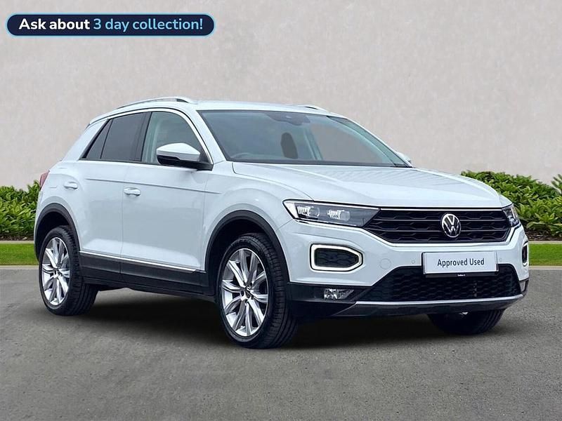 White Used 2021 VW T-Roc SEL SUV | £14,998 (Fair price) - Image 1/4