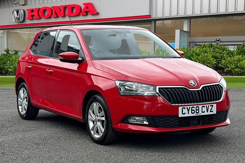 Red Used 2018 Skoda Fabia SE Hatchback | £9,244 (Good price) - Image 1/4