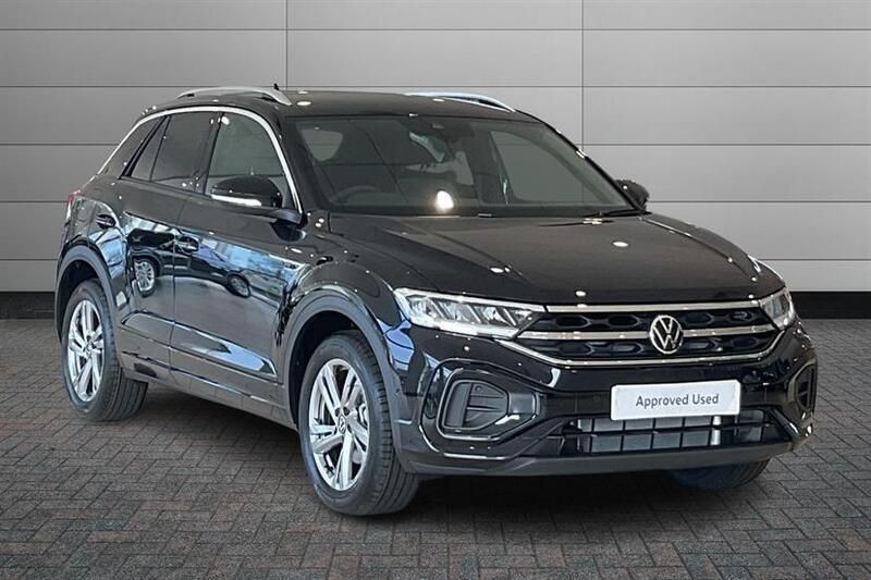 Black Used 2025 VW T-Roc R-line SUV | £31,895 (Expensive) - Image 1/4