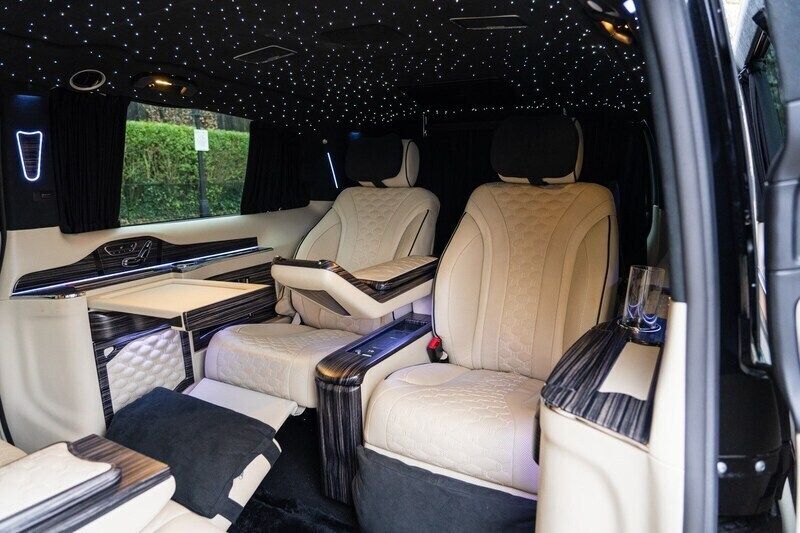 Black Used 2023 Mercedes V300 AMG line MPV | £159,000 - Image 1/4