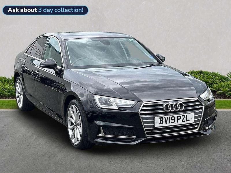 Black Used 2019 Audi A4 Sport Sedan | £13,997 (Good price) - Image 1/4