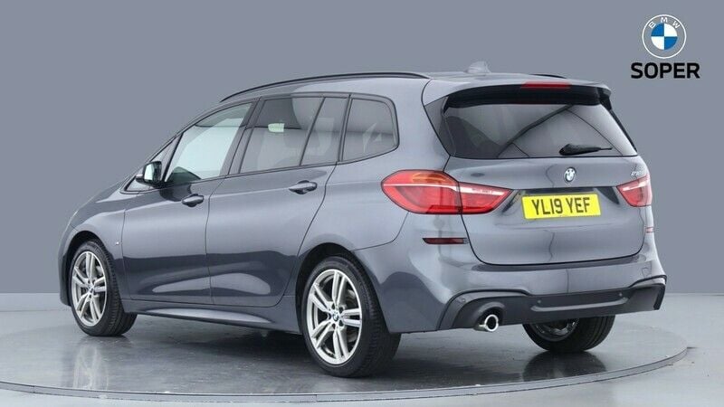 Used BMW 218 Gran Tourer M Sport 138 HP (101 kW) 2019 Grey MPV