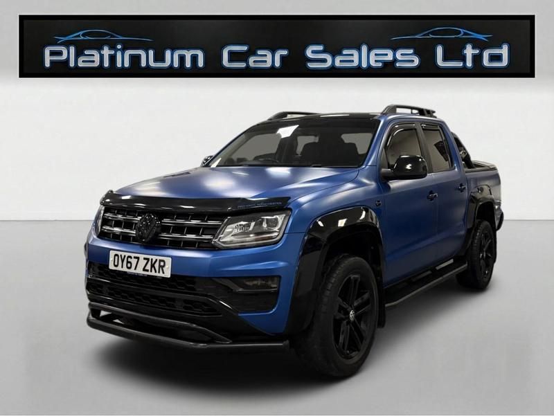 Begagnad VW Amarok Highline 2017 Blå Pickup