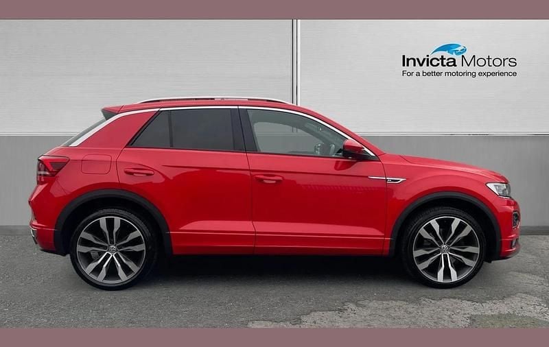 Used VW T-Roc R-line 150 HP (110 kW) 2019 Red SUV