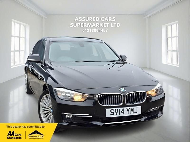 Black Used 2014 BMW 320 Luxury Line Sedan | £8,785 (Fair price) - Image 1/3