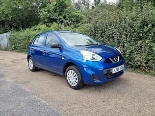 Blue Used 2015 Nissan Micra Visia Hatchback | £3,795 (Fair price) - Image 1/4