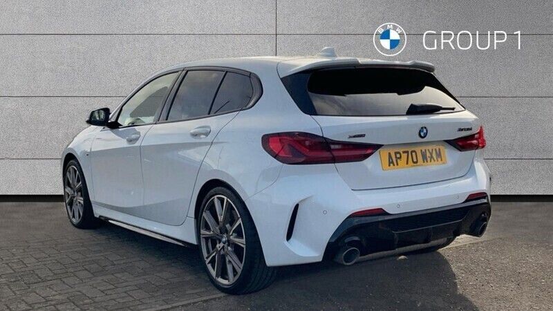 Used BMW M135 Comfort Edition 306 HP (225 kW) 2021 White Hatchback