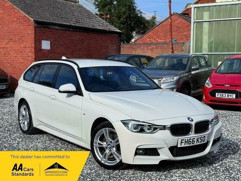 White Used 2017 BMW 320 M Sport Estate | £16,490 (Fair price) - Image 1/1