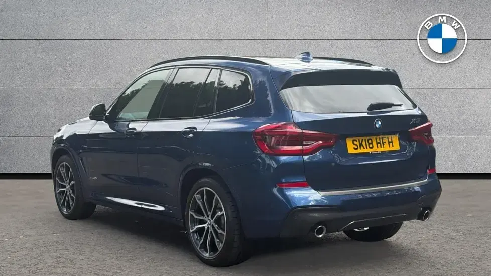 Used BMW X3 M Sport 261 HP (191 kW) 2018 Blue SUV