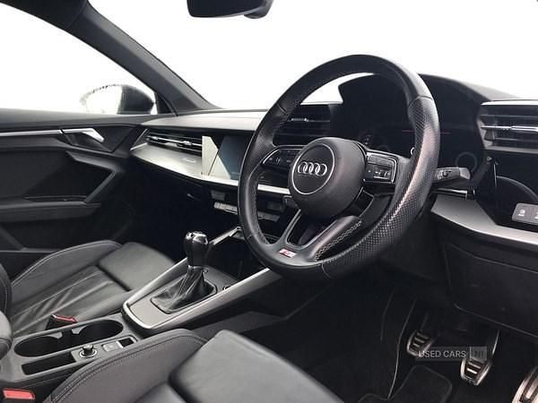 Used Audi A3 S-Line 116 HP (85 kW) 2021 Black Sedan