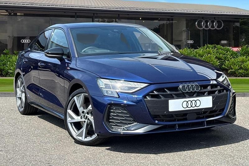Blue New 2025 Audi A3 Black Edition Sedan | £33,820 (Super price) - Image 1/4