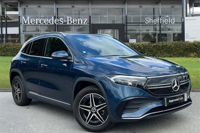 Blue Used 2022 Mercedes EQA350 AMG line SUV | £25,452 (Fair price) - Image 1/4