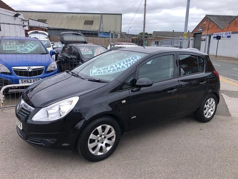 Used Vauxhall Corsa 79 HP (58 kW) 2008 Black Hatchback