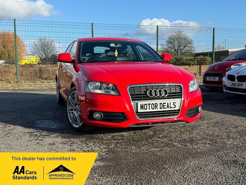 Red Used 2009 Audi A3 Sportback S-Line Hatchback | £4,595 - Image 1/4