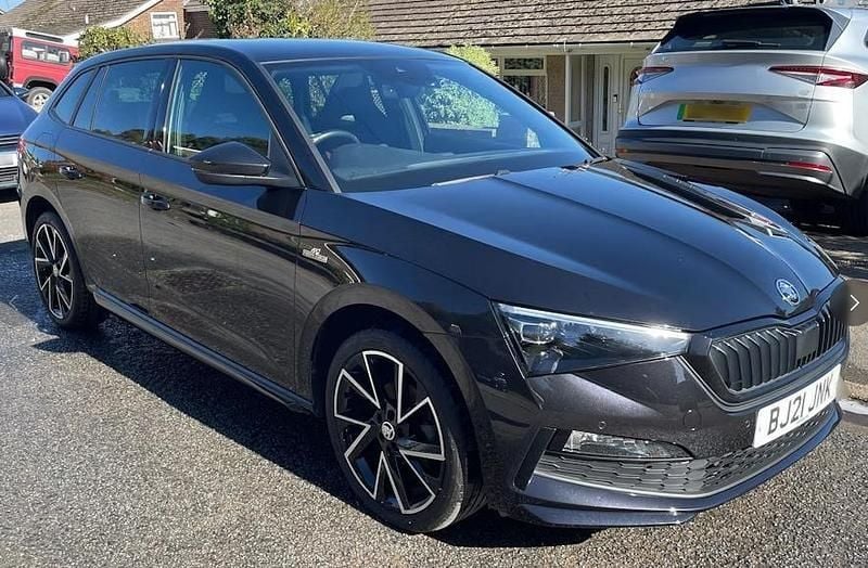 Black Used 2021 Skoda Scala Monte Carlo Hatchback | £16,799 (Fair price) - Image 1/1