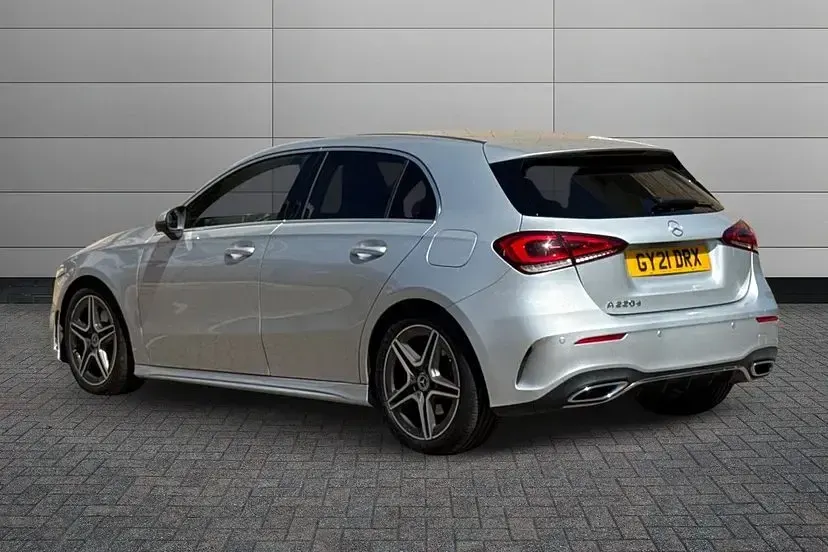 Used Mercedes A220 AMG line 187 HP (137 kW) 2021 Iridium silver Hatchback