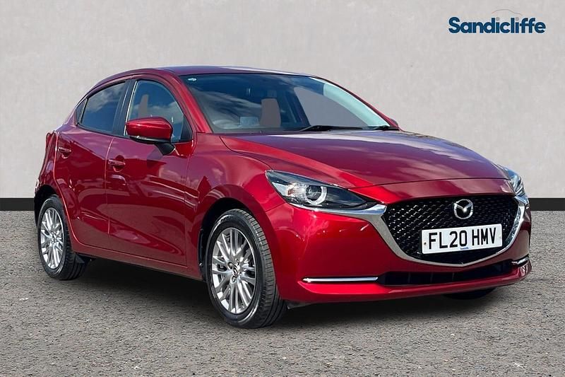 Begagnad Mazda 2 Inclusive 90 HK (66 kW) 2020 Röd Halvkombi