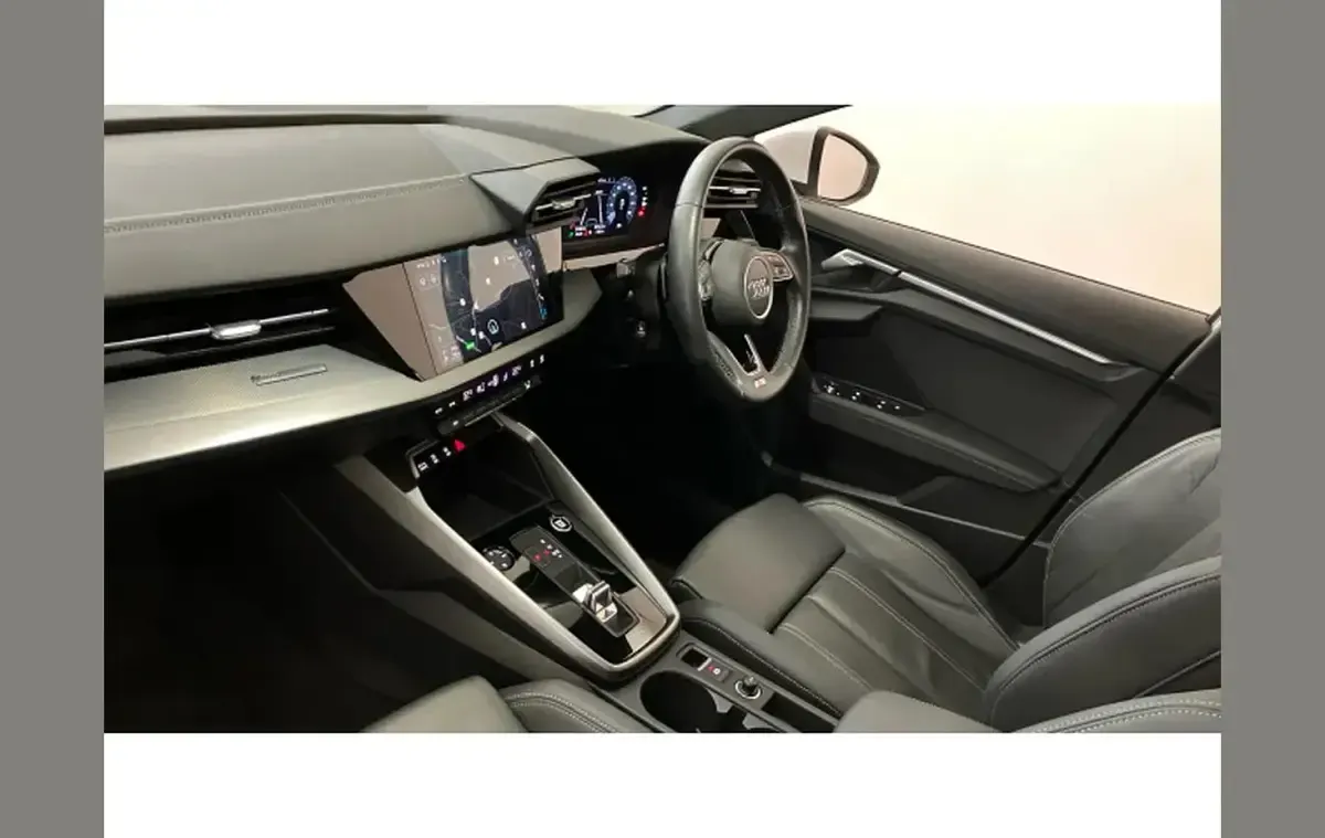 Used Audi A3 S-Line 110 HP (80 kW) 2022 White Sedan