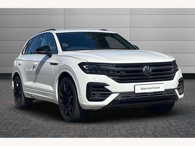 White Used 2022 VW Touareg Black Edition SUV | £36,895 (Fair price) - Image 1/4