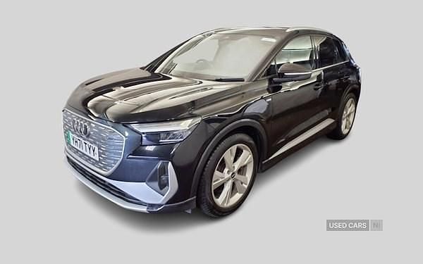 Black Used 2021 Audi Q4 e-tron S-Line SUV | £24,450 (Fair price) - Image 1/1