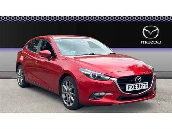 Red Used 2017 Mazda 3 Inclusive Hatchback | £11,545 (A bit pricey) - Image 1/4