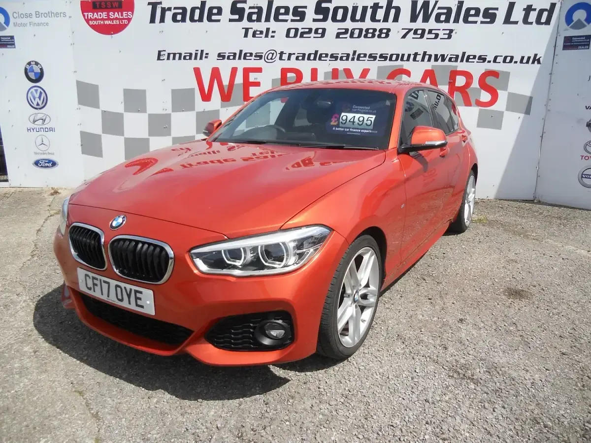 Used BMW 118 M Sport 2017 Orange Hatchback