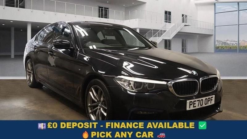 Black Used 2020 BMW 520 M Sport Sedan | £18,549 (Super price) - Image 1/4