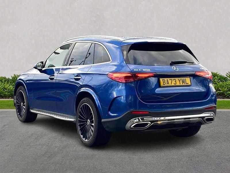 Used Mercedes GLC300e AMG Line Premium Plus 280 HP (205 kW) 2024 Blue Estate
