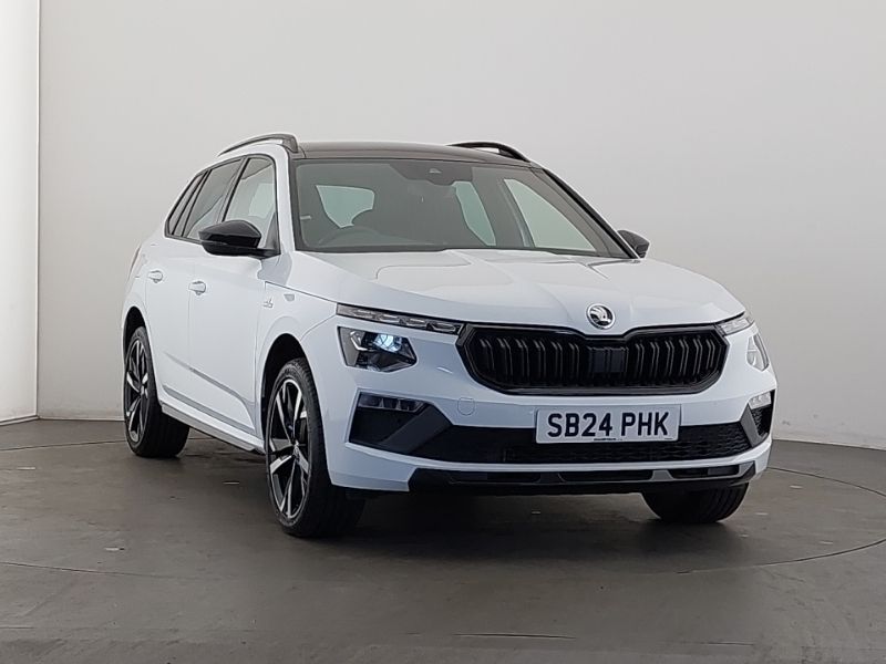 White Used 2024 Skoda Kamiq Monte Carlo SUV | £20,498 (A bit pricey) - Image 1/4
