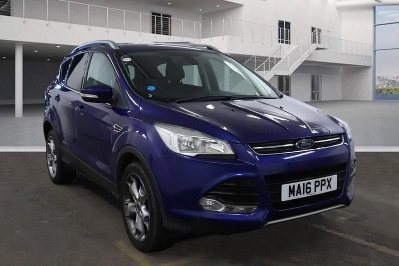 Impact blue pearl Used 2016 Ford Kuga Titanium SUV | £7,375 (Good price) - Image 1/1