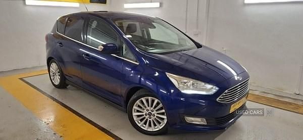 Blue Used 2016 Ford C-MAX Titanium MPV | £5,899 (A bit pricey) - Image 1/4