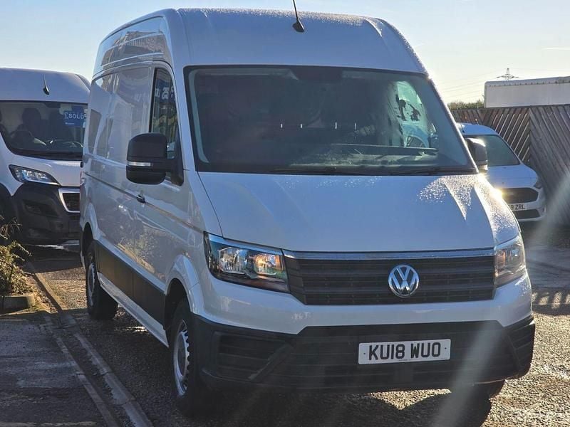 White Used 2018 VW Crafter Trendline Van | £12,999 (Fair price) - Image 1/4